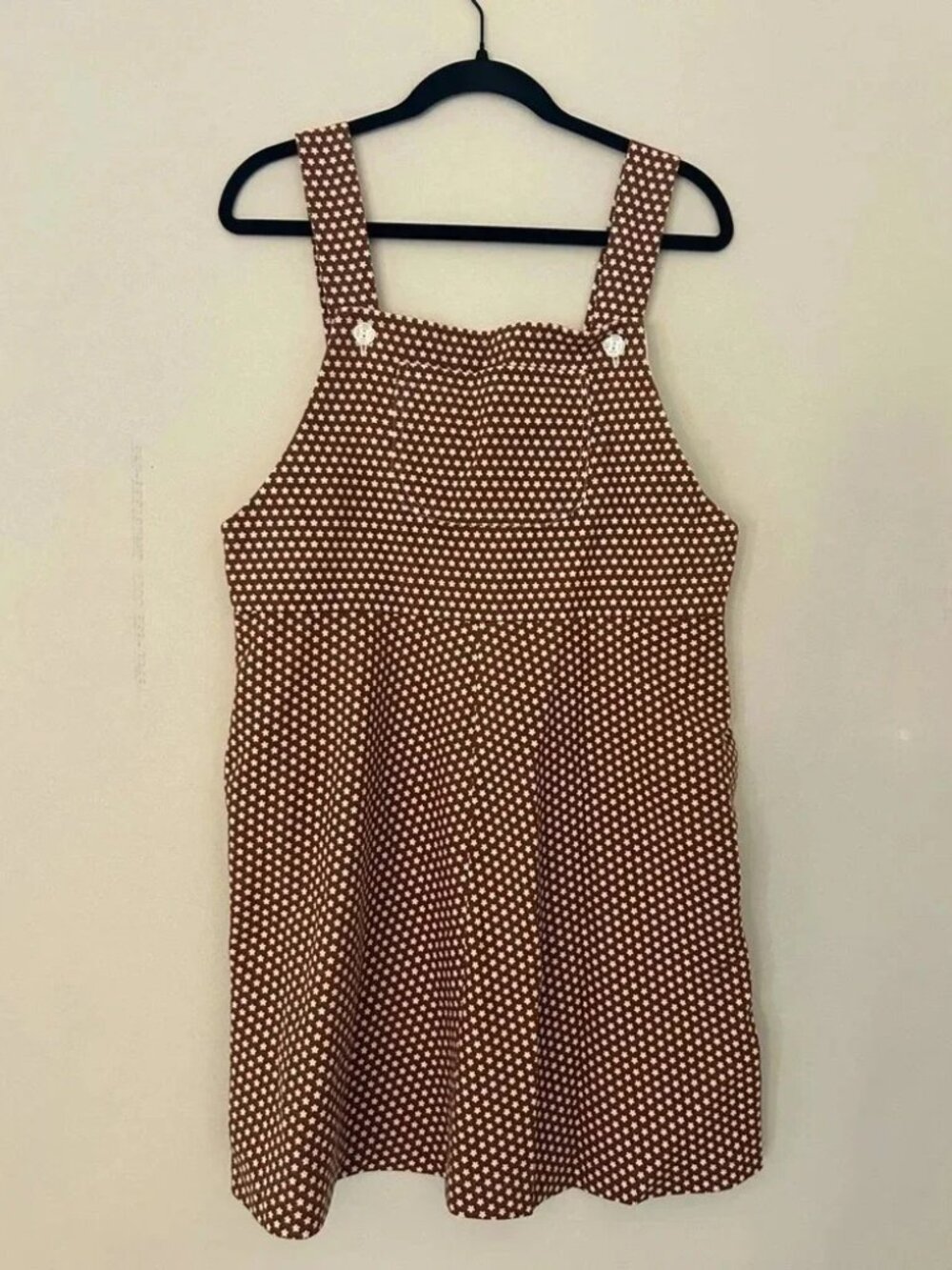 Handmade Daisy jumper dress size L - Picture 1 of 7